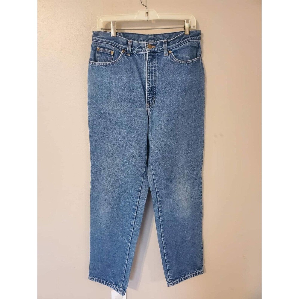 Men's LL Bean Flannel Lined Insulated Double L Relaxed Fit Denim Jeans 32x32